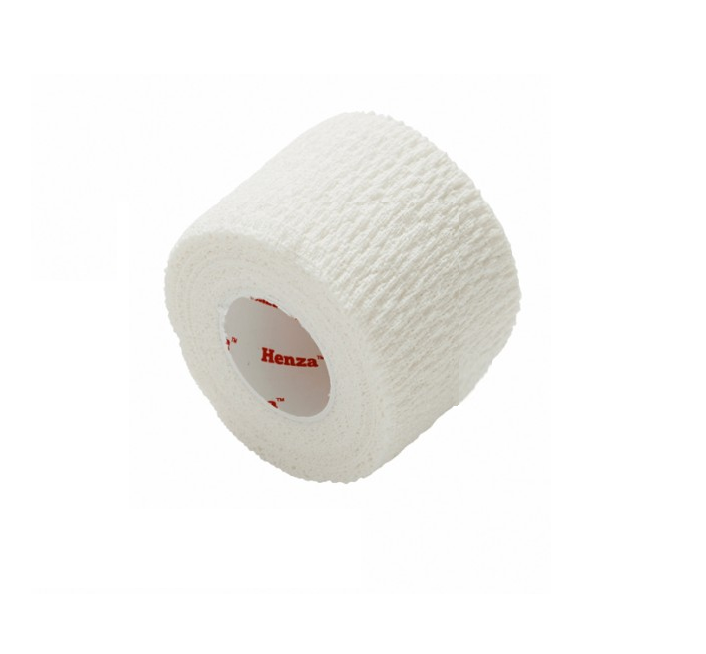 Henza Fleksibel Sportsbandage - Hvid - 5 cm x 4,5 m