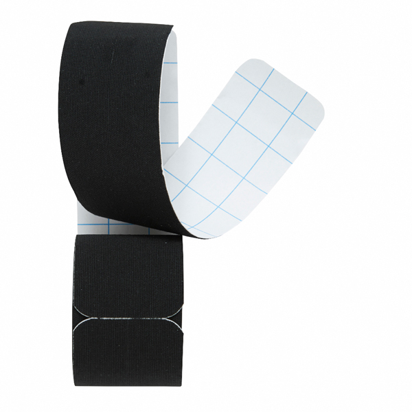 Henza Pre-cut Kinesiologi Tape - Sort 5 cm x 5 m