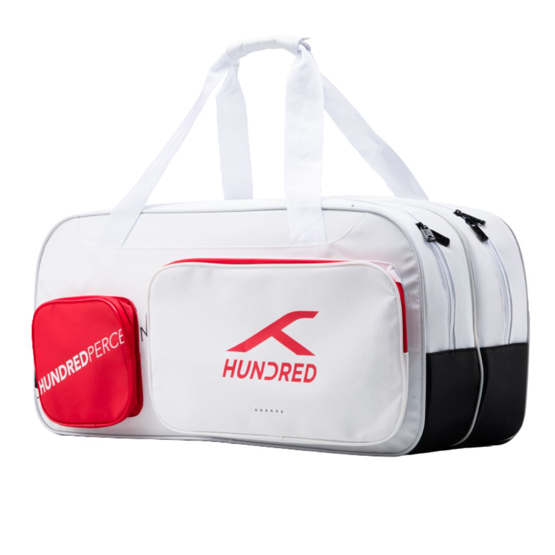 Hundred Gravity Square Badmintontaske Hvid - Stilfuld og Praktisk