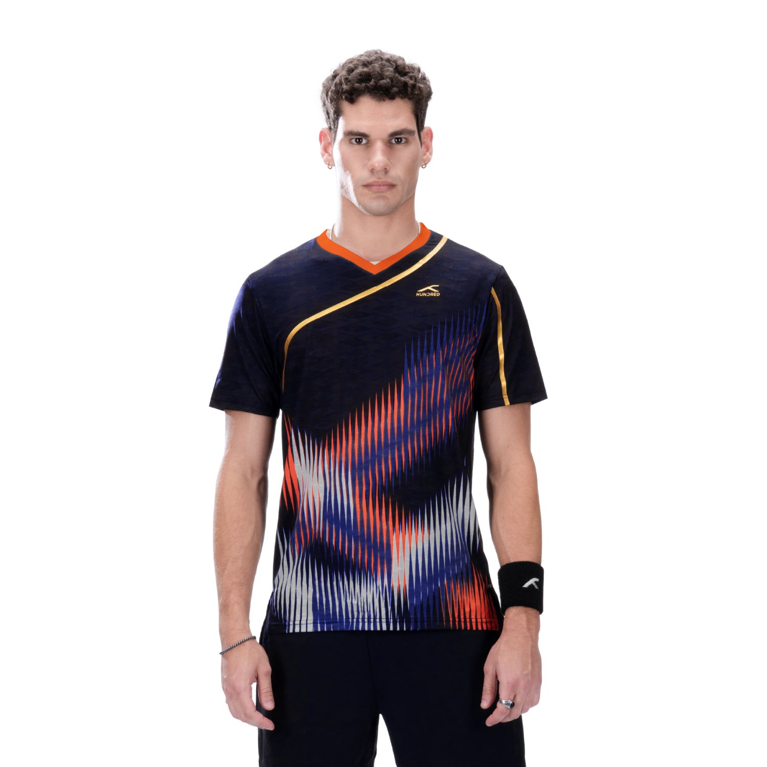 Hundred Mirror T-shirt i Navy – Fantastisk tilbud!