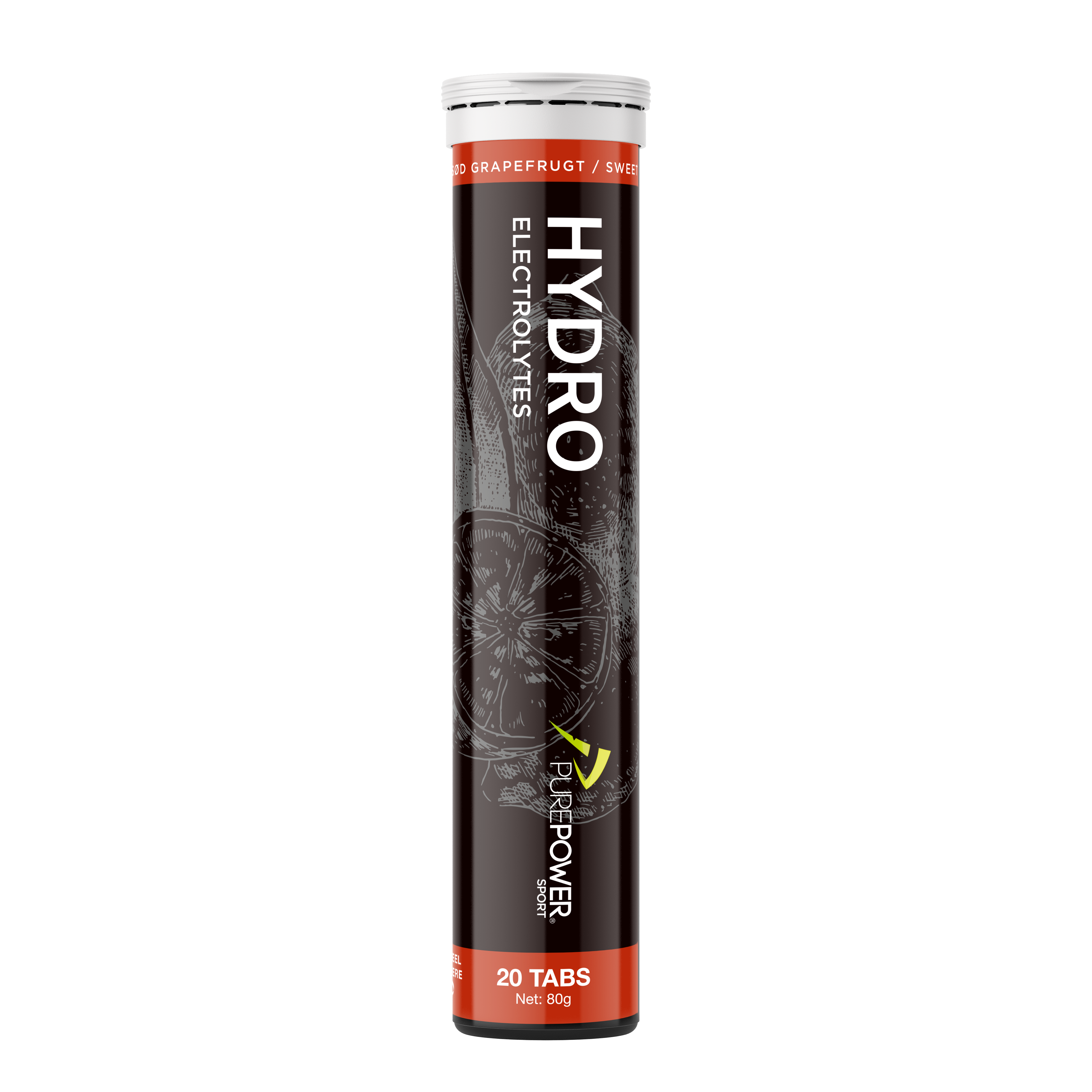 Hydro Sød Grape 20 Tabs - Hydrerende Energidrik med Elektrolytter