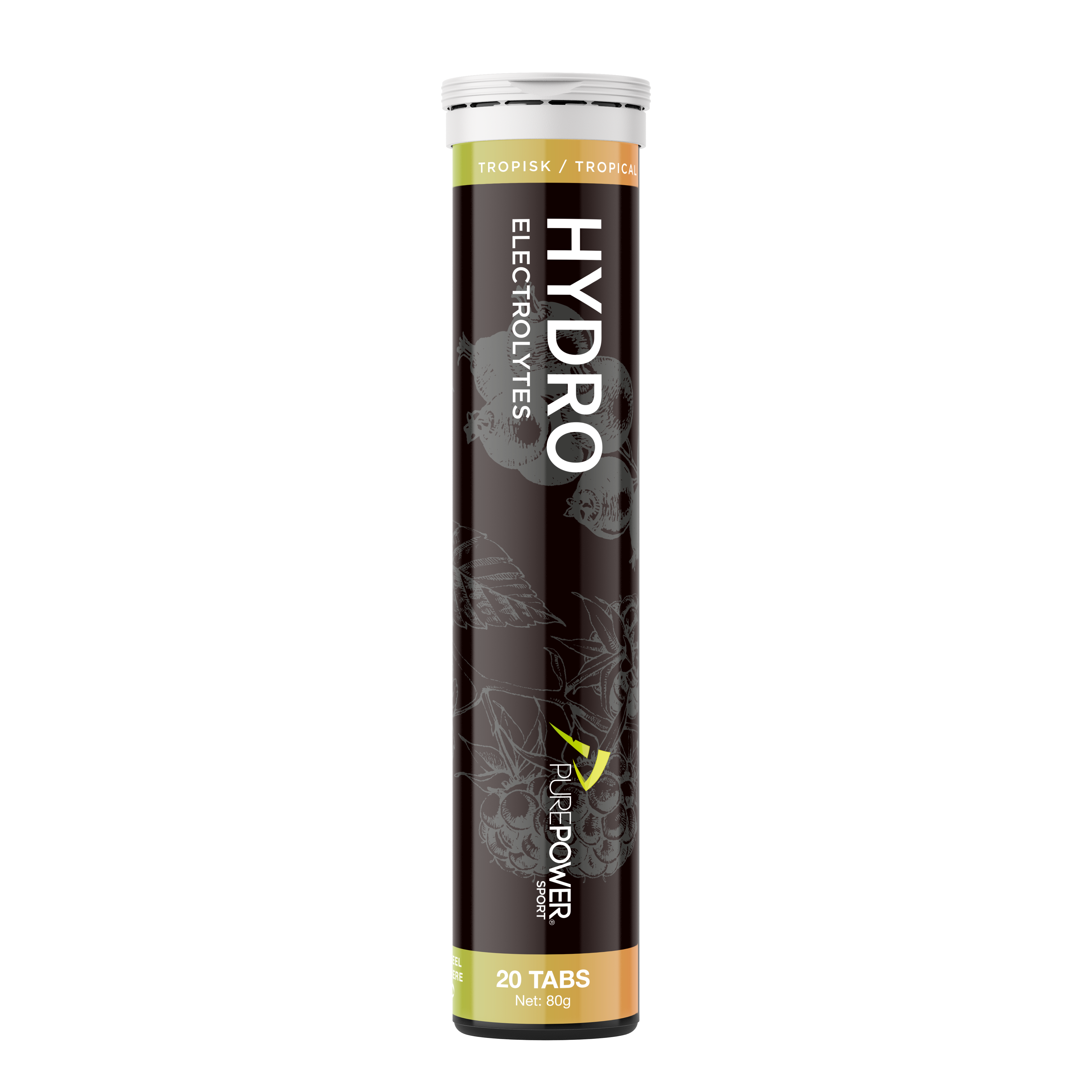 Hydro Tropical 20 Tabs – Elektrolyt drik til træning