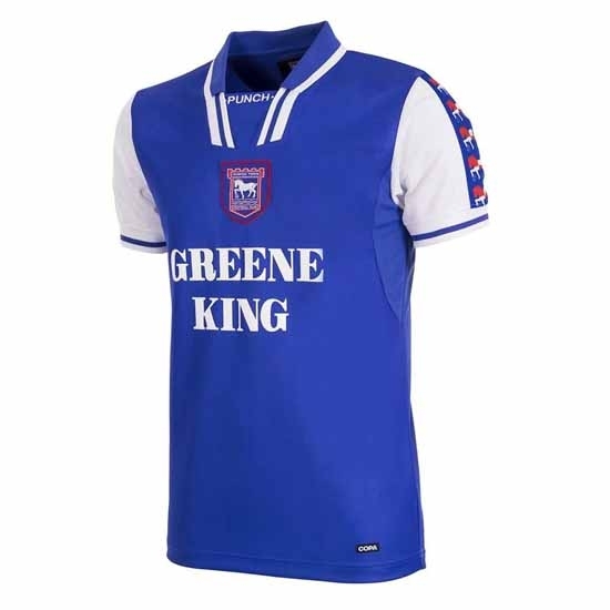 Ipswich Town 1997-99 Retro Hjemmeshirt – Officiel Merchandise!