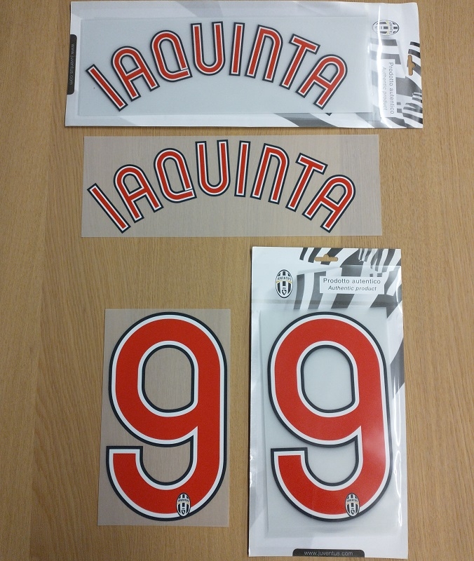 Juventus Hjemme Tryk 2007/08 - Iaquinta - Officiel Nummer 9
