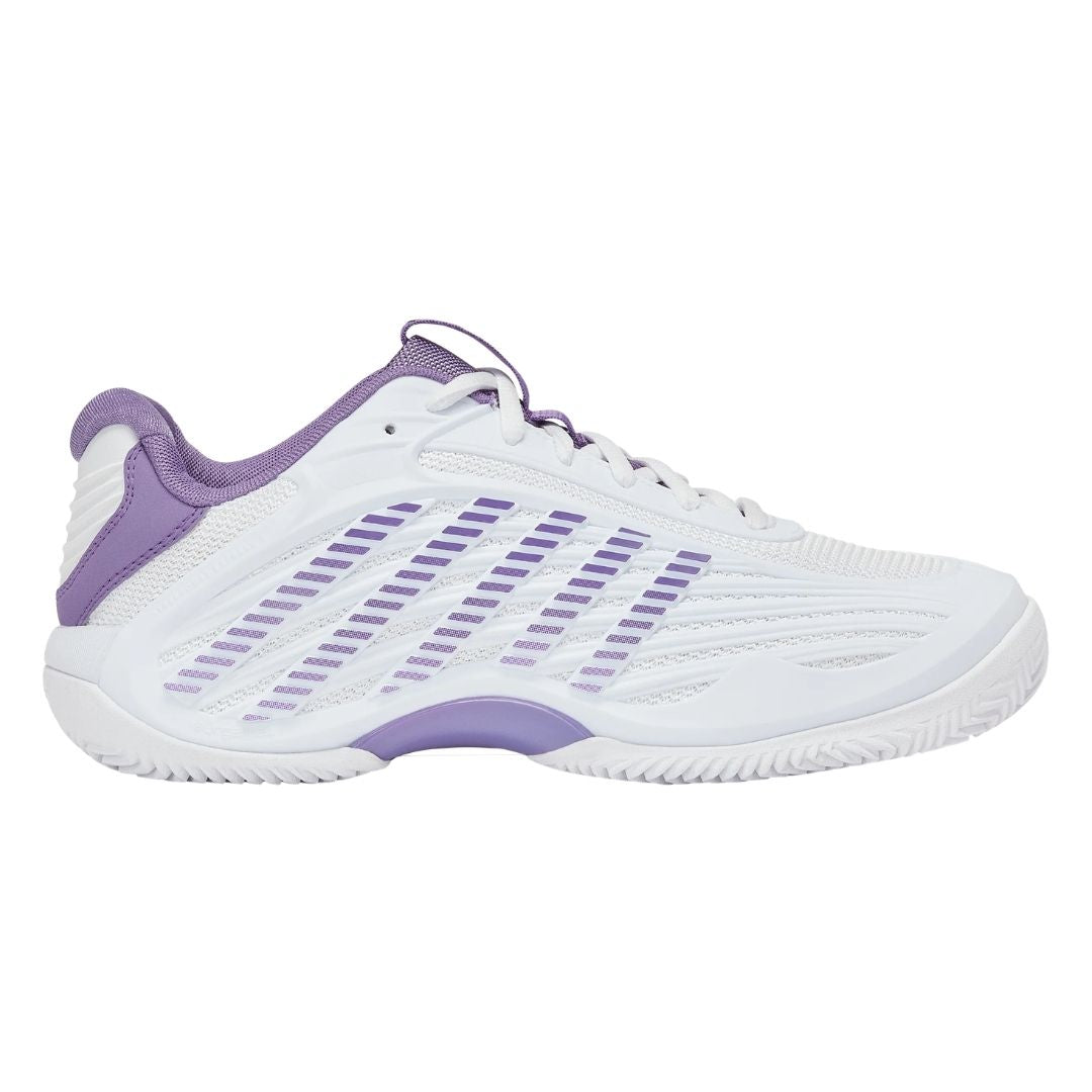 -swiss Hypercourt Express   Clay Women  White Purple Haze Lunar Rock  37