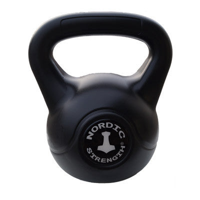 Kettlebell 16 kg i Plast - Perfekt til Hjemmetræning