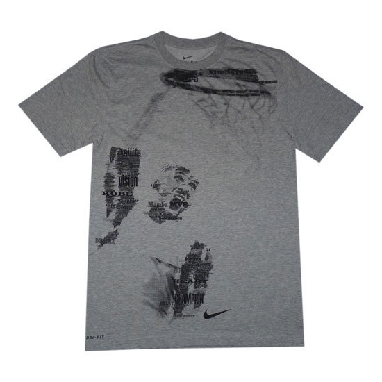 Kobe Bryant Dunk T-shirt - Grå på tilbud!