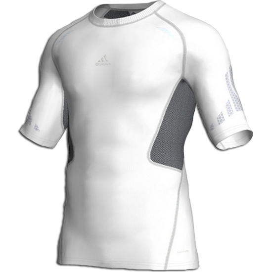 Kompressionstrøje i hvid fra Adidas - Fantastisk tilbud!