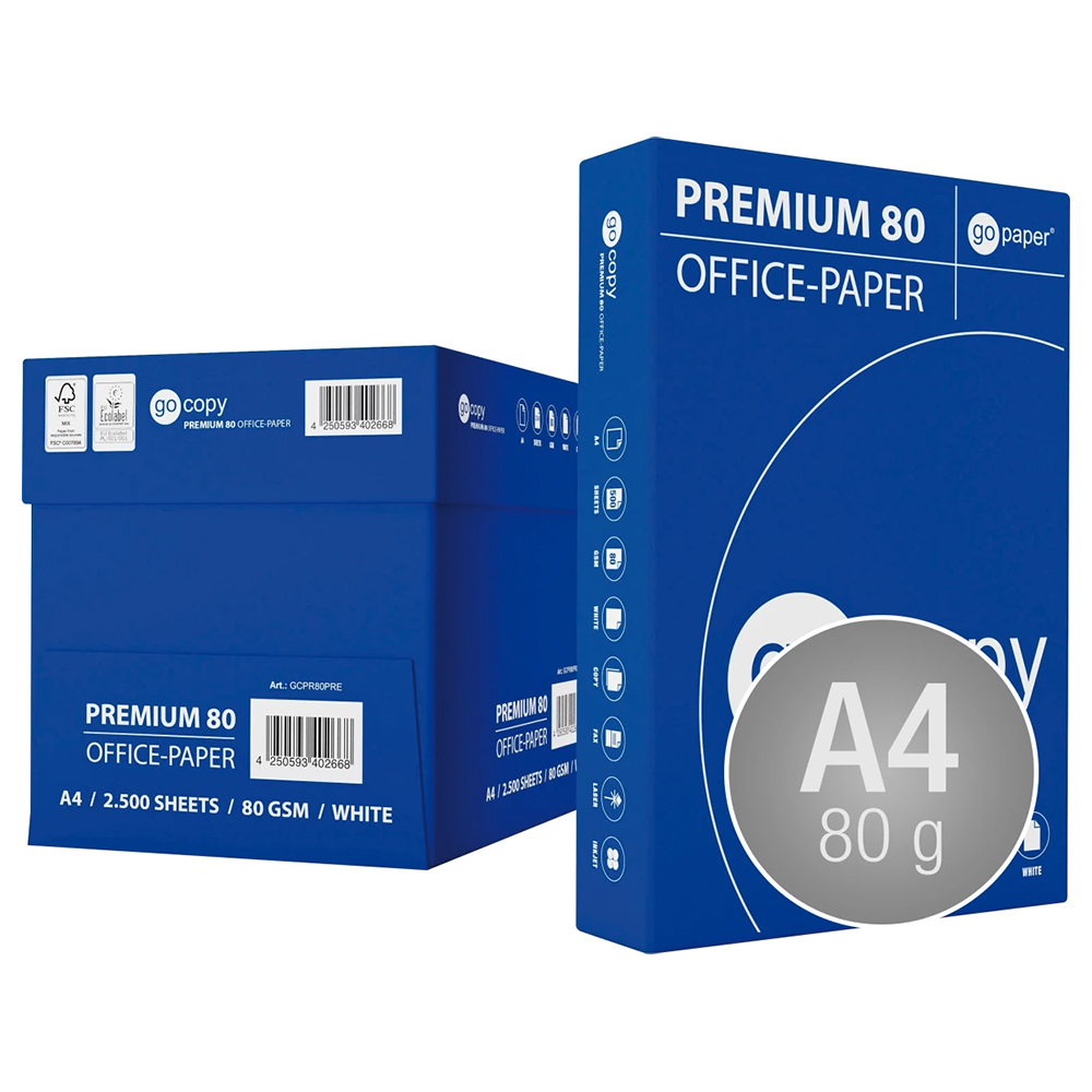 Kopipapir A4 80g - 500 Ark til Kontoret på Tilbud!