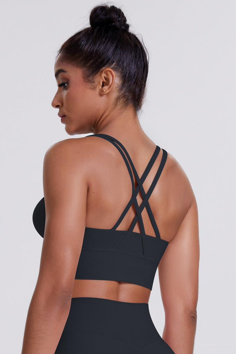 Lea Crossback Sports Bh Black Small   Black