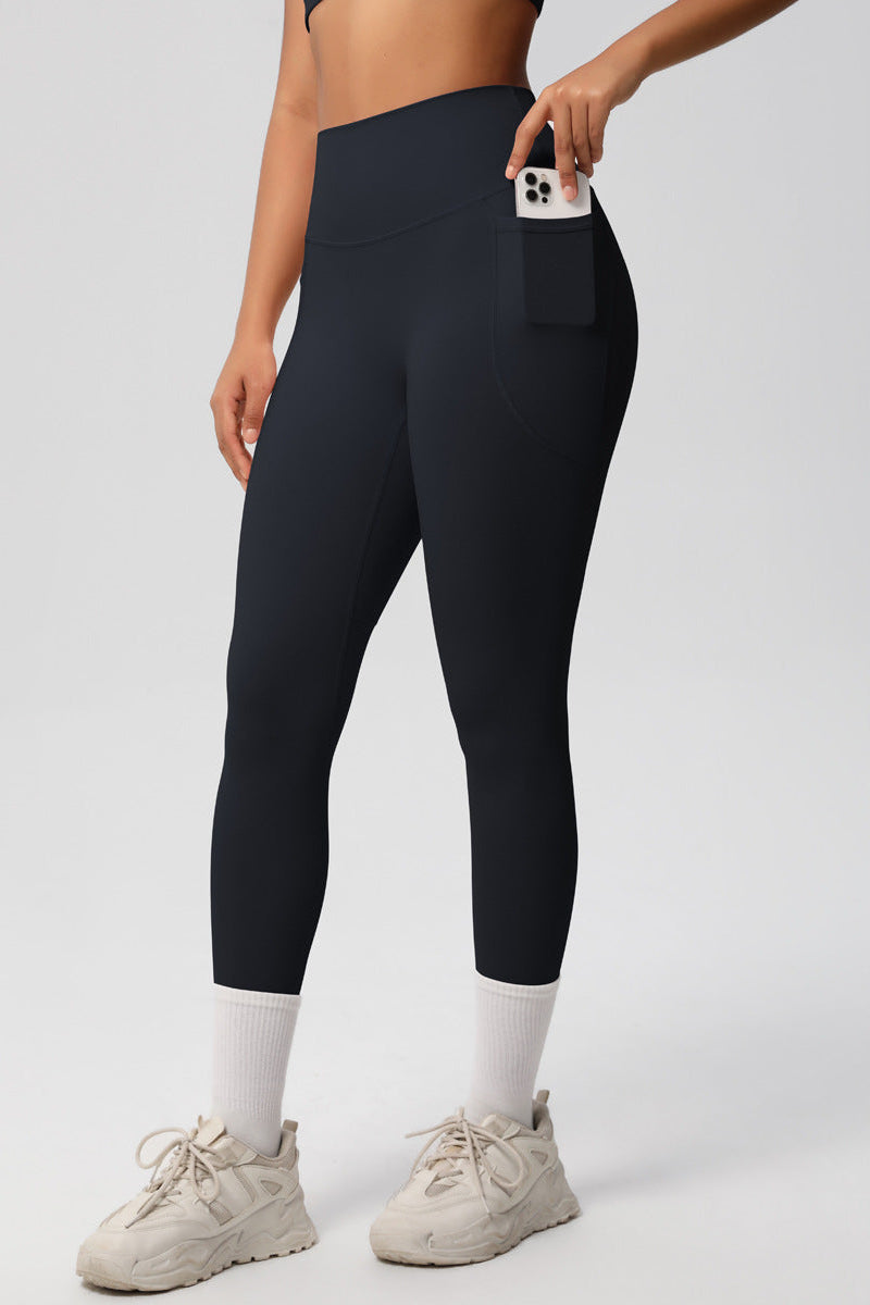 Lea Tights Med Lommer Black Small   Black