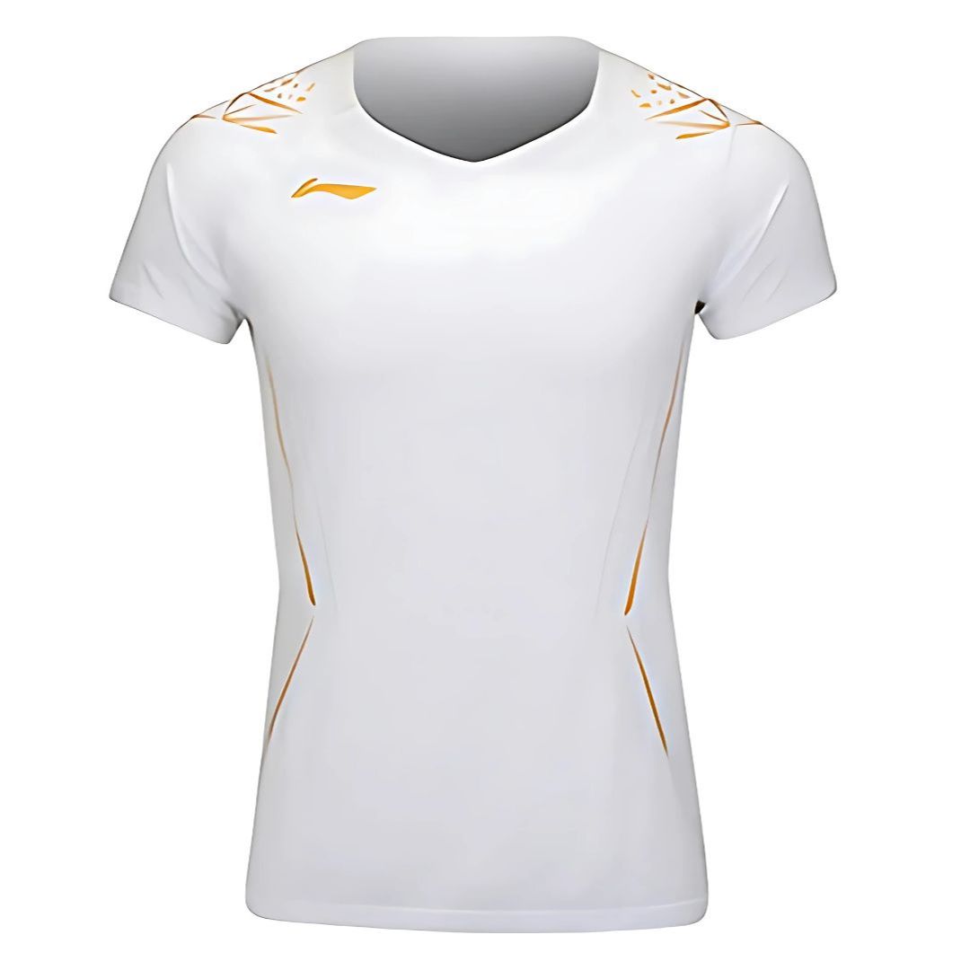 Li-Ning AAYV036 Badminton T-shirt til kvinder - Hvid