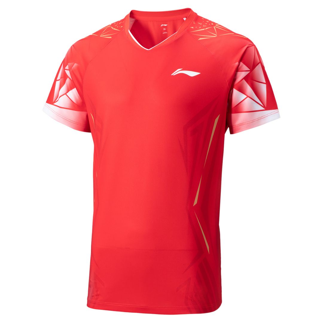 Li-Ning AAYV021 Play Cool Badminton T-shirt - Rød