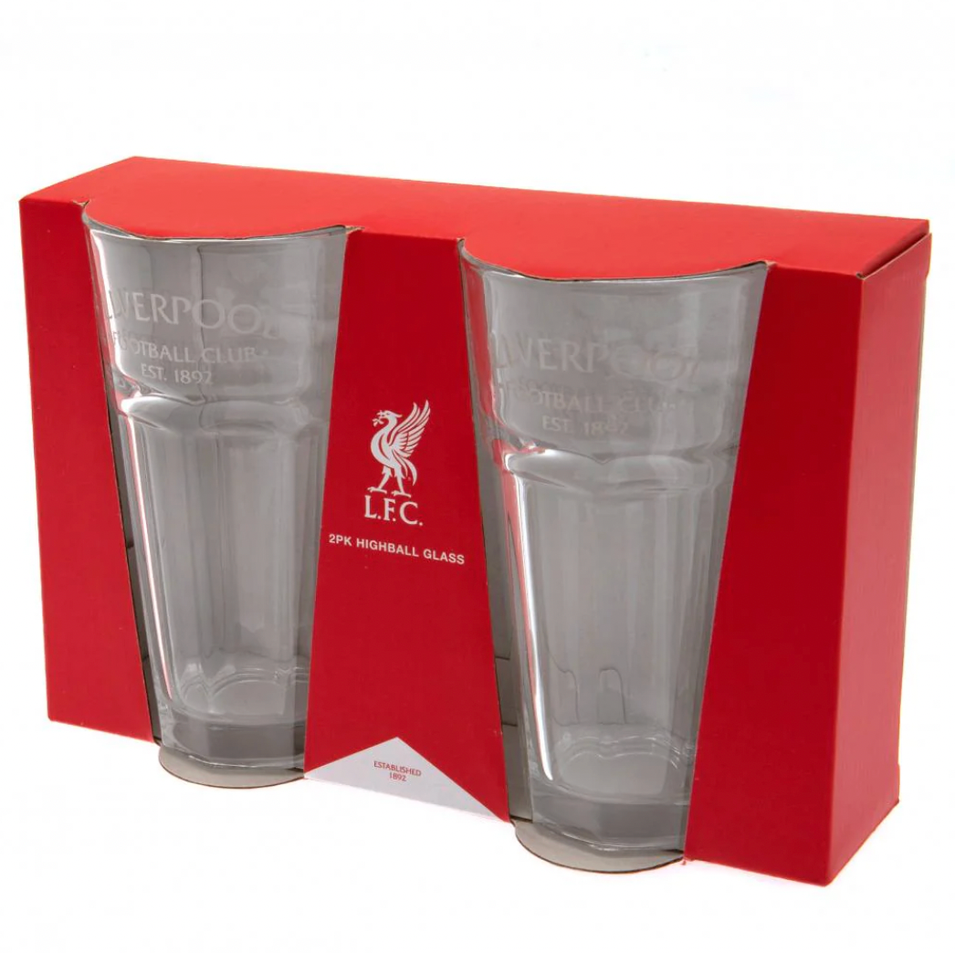 Liverpool Fc Debossed Tumbler Glas   -pak