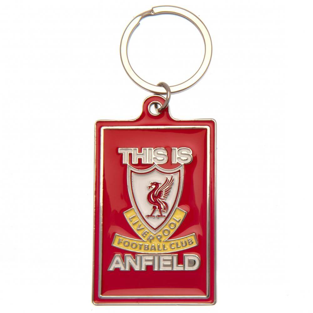 Liverpool FC Deluxe Nøglering - Officiel Fodboldgave