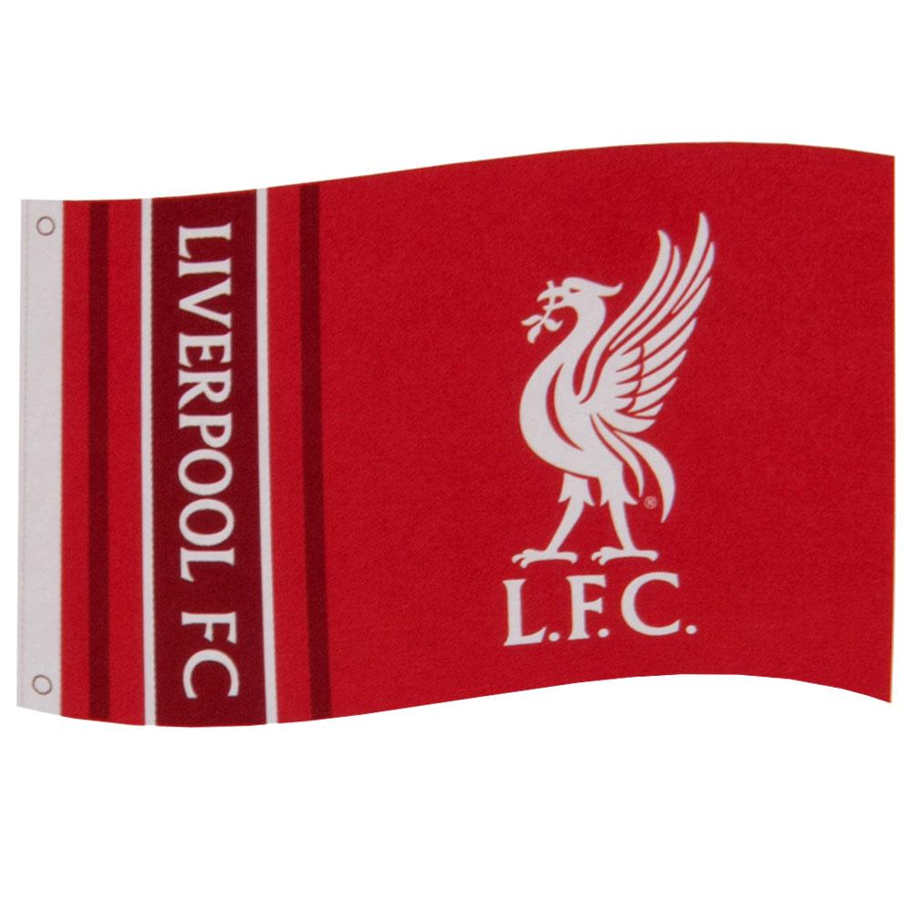 Liverpool FC Flag – Rød/Hvid til Fan Support