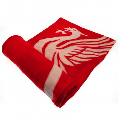 Liverpool FC Fleece Tæppe - Rød til Fans