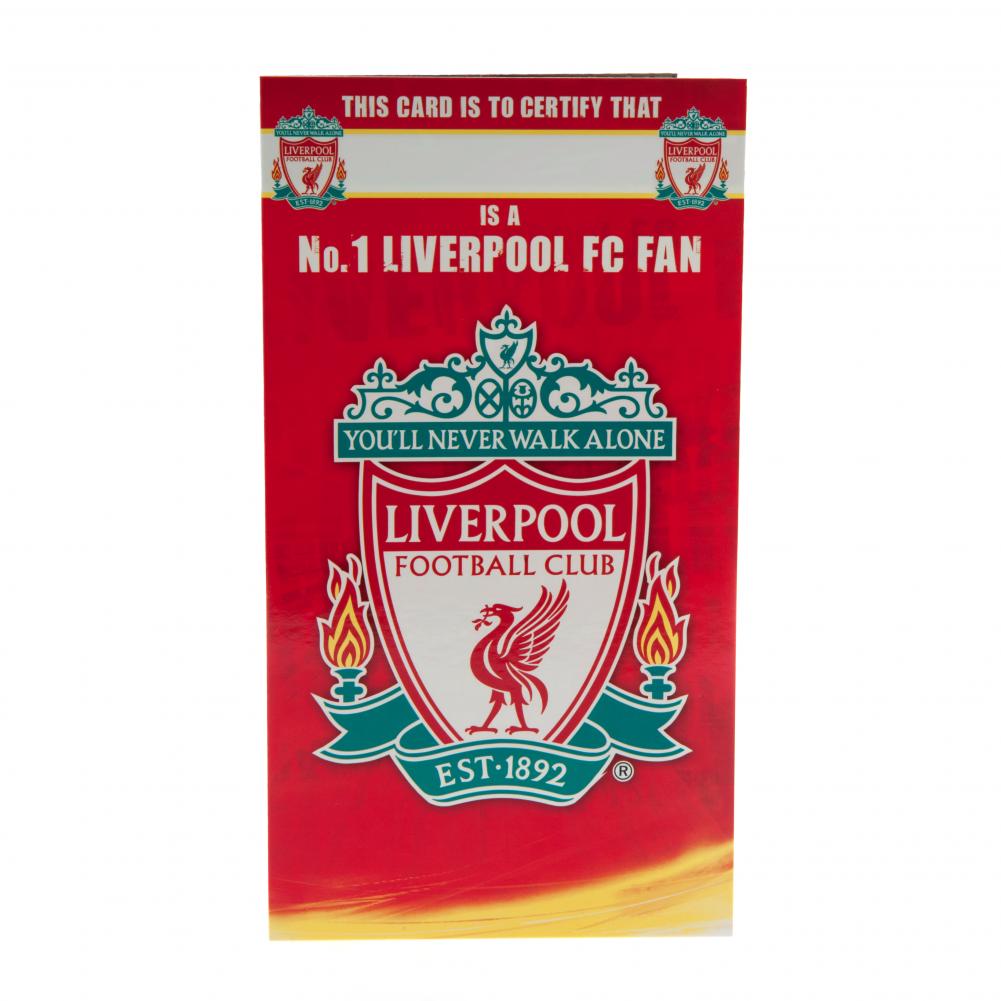 Liverpool FC Fødselsdagskort - Den Ægte Fan!