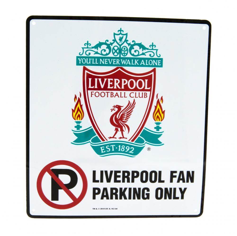 Liverpool FC Fan Parkering Skilt - Vis Din Stolthed!