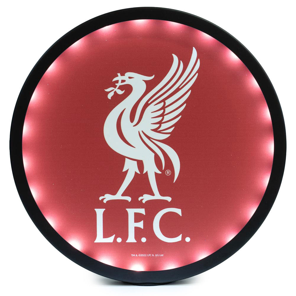 Liverpool FC LED-logo skilt med belysning