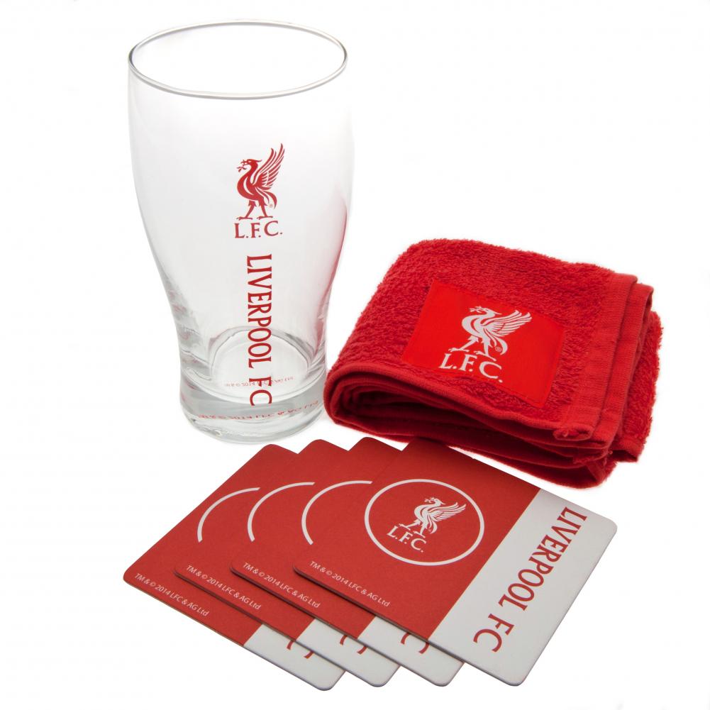 Liverpool FC Mini Bar Sæt til Fodboldfesten