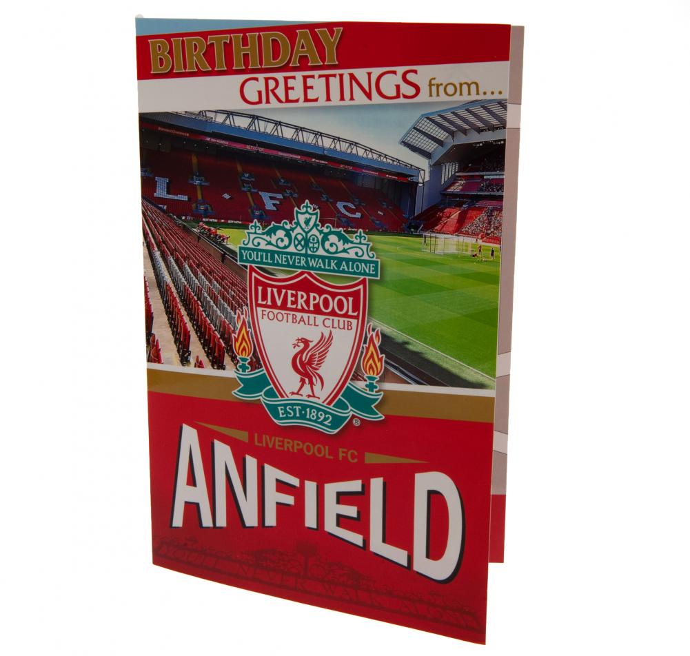 Liverpool FC 3D Pop-up Fødselsdagskort til Fans