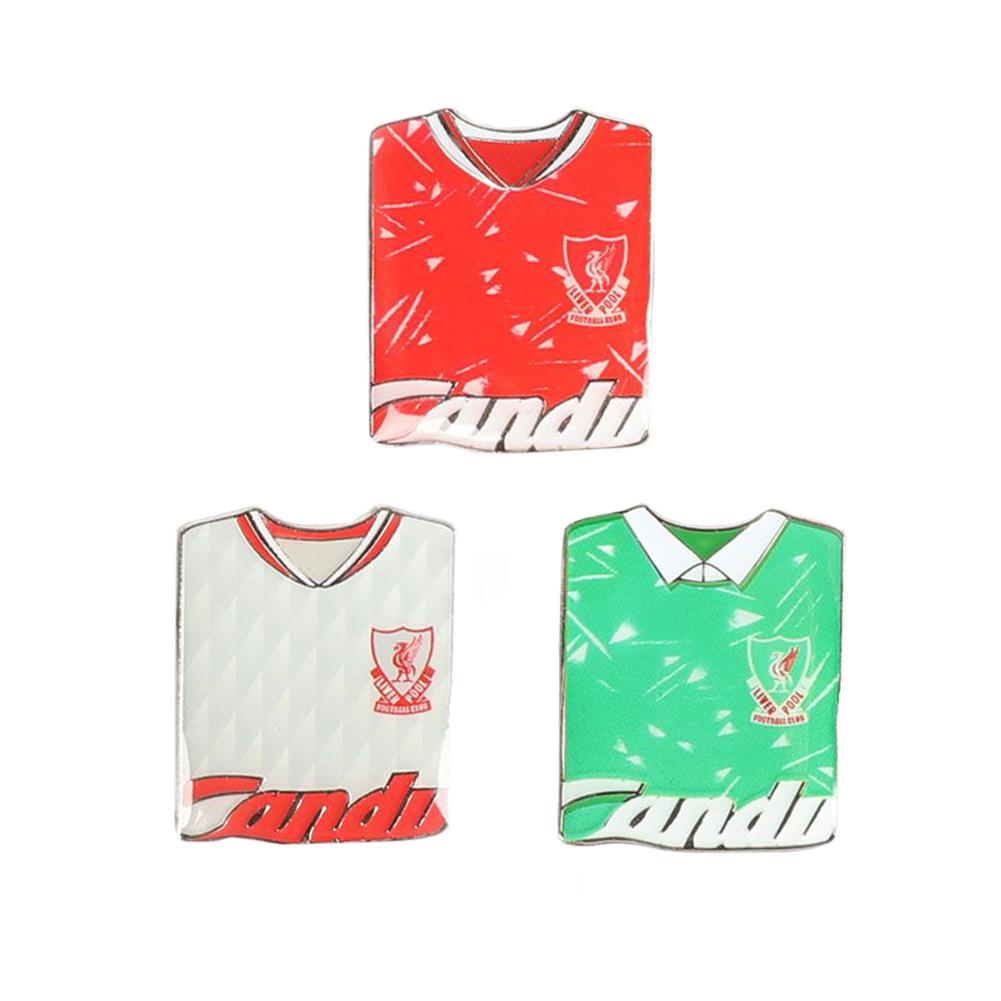 Liverpool FC Retro Badge Sæt – Officiel Fodboldgave