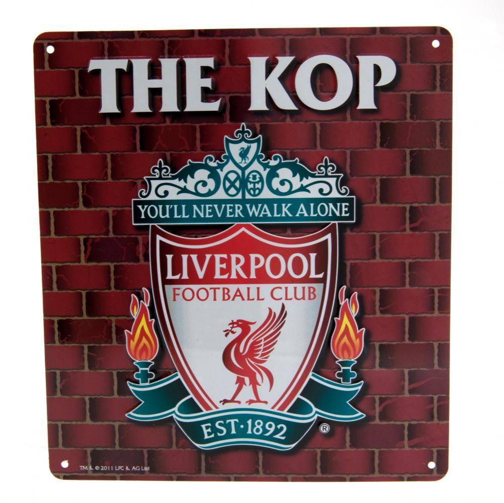 Liverpool Fc The Kop Skilt 23 Cm   25 Cm