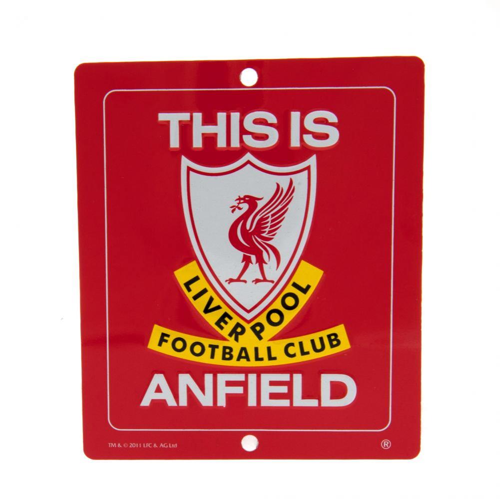 Liverpool FC Vindueskilt - Rød Dekoration til Fans