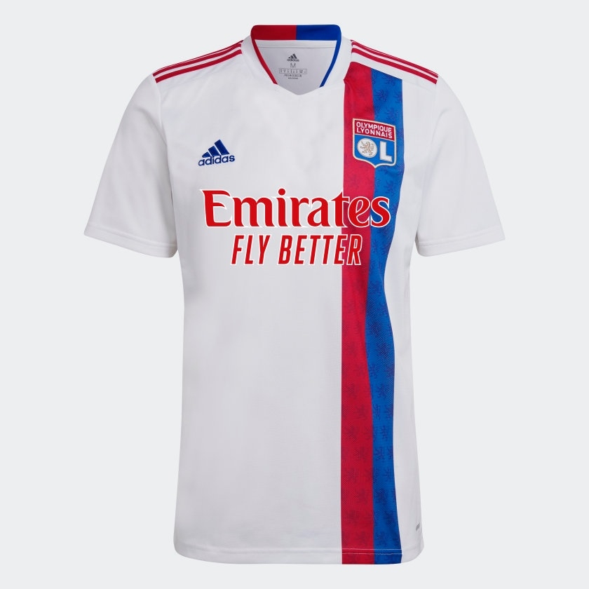 Lyon Hjemme Trøje 2021/22 fra Adidas - Fantastisk Tilbud!
