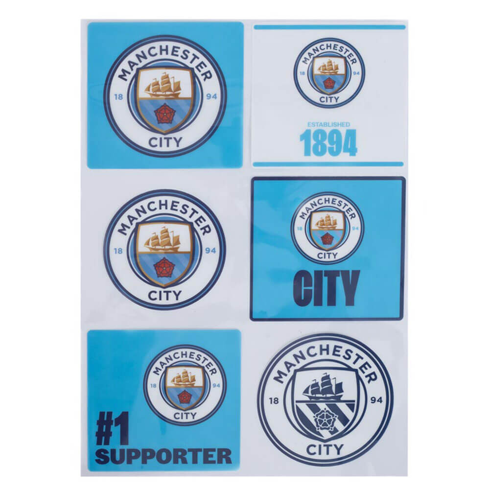 Manchester City Bilklistermærker - Officiel Klubstøtte