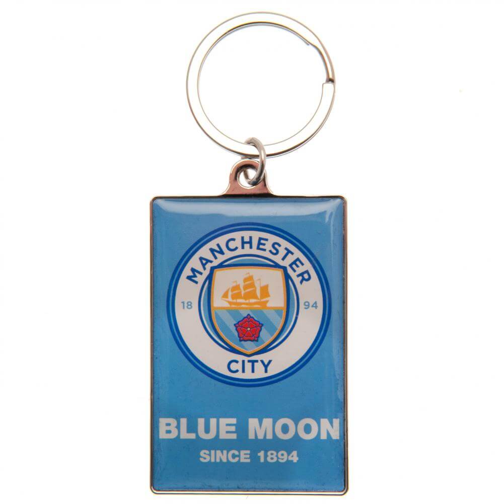 Manchester City Deluxe Nøglering – Officiel Fan Merchandise