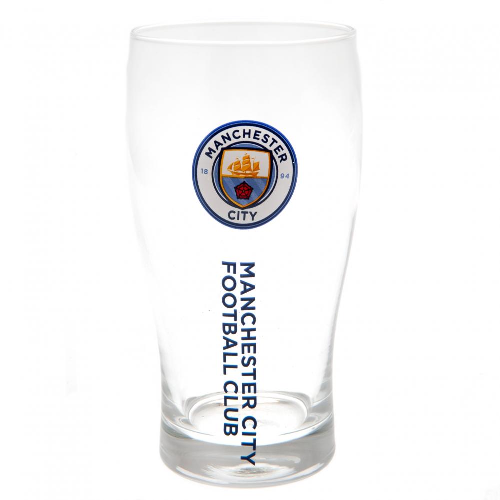 Manchester City FC Pintglas 15 cm - Officiel Fanartikel