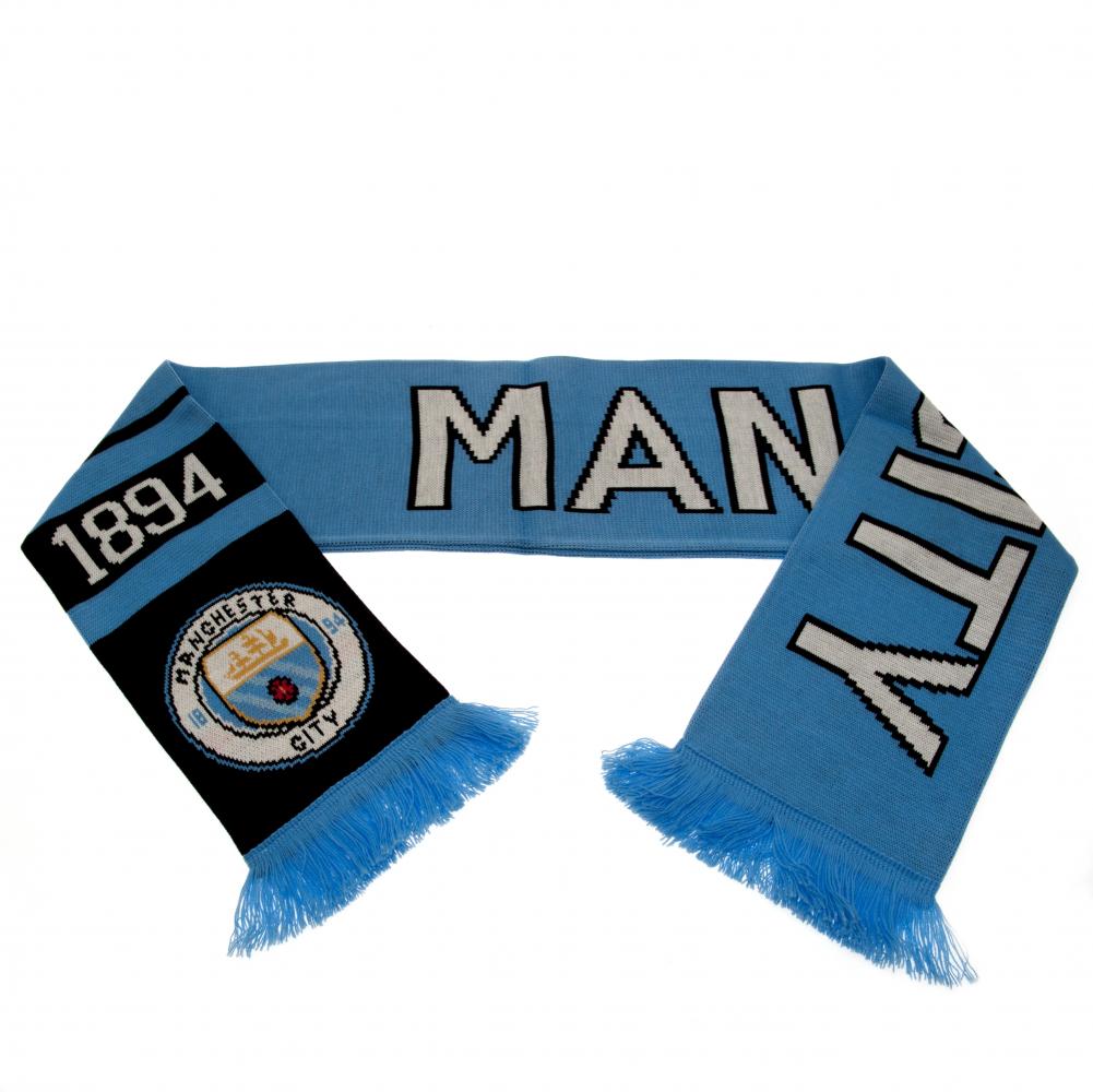 Manchester City FC Halstørklæde - Officiel Fanartikel