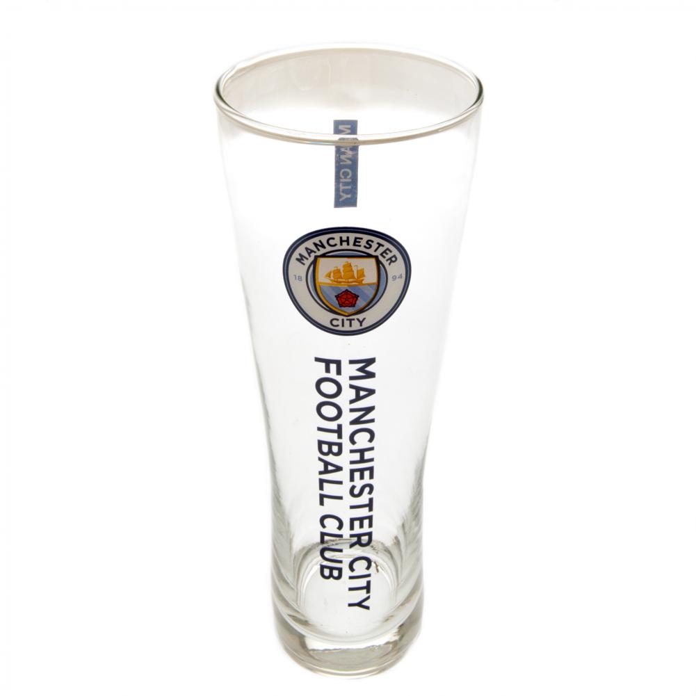 Manchester City FC Højt Glas - Officiel Merchandise 24 cm