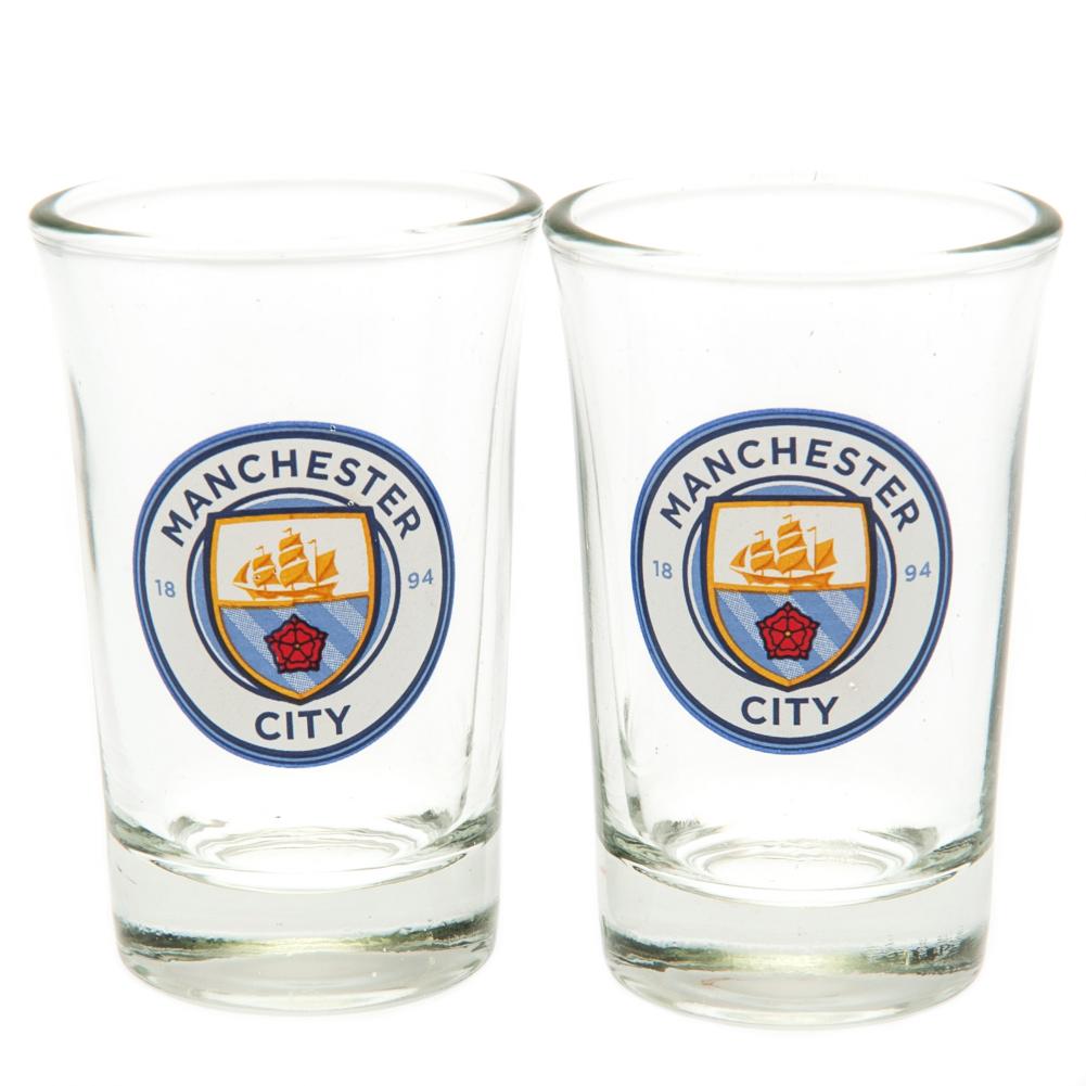 Manchester City FC Shotsglas – Officiel Fanstil