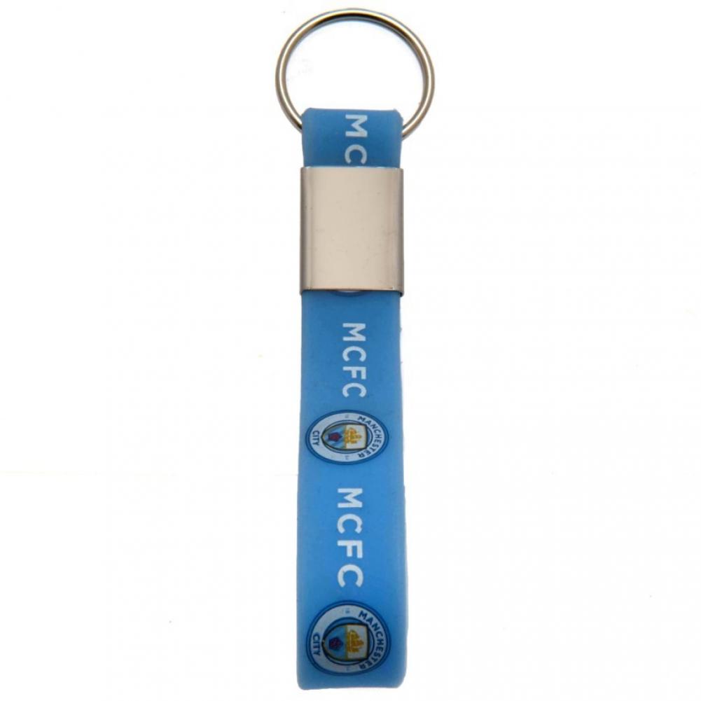 Manchester City FC Silikone Nøglering - Officiel Merchandise