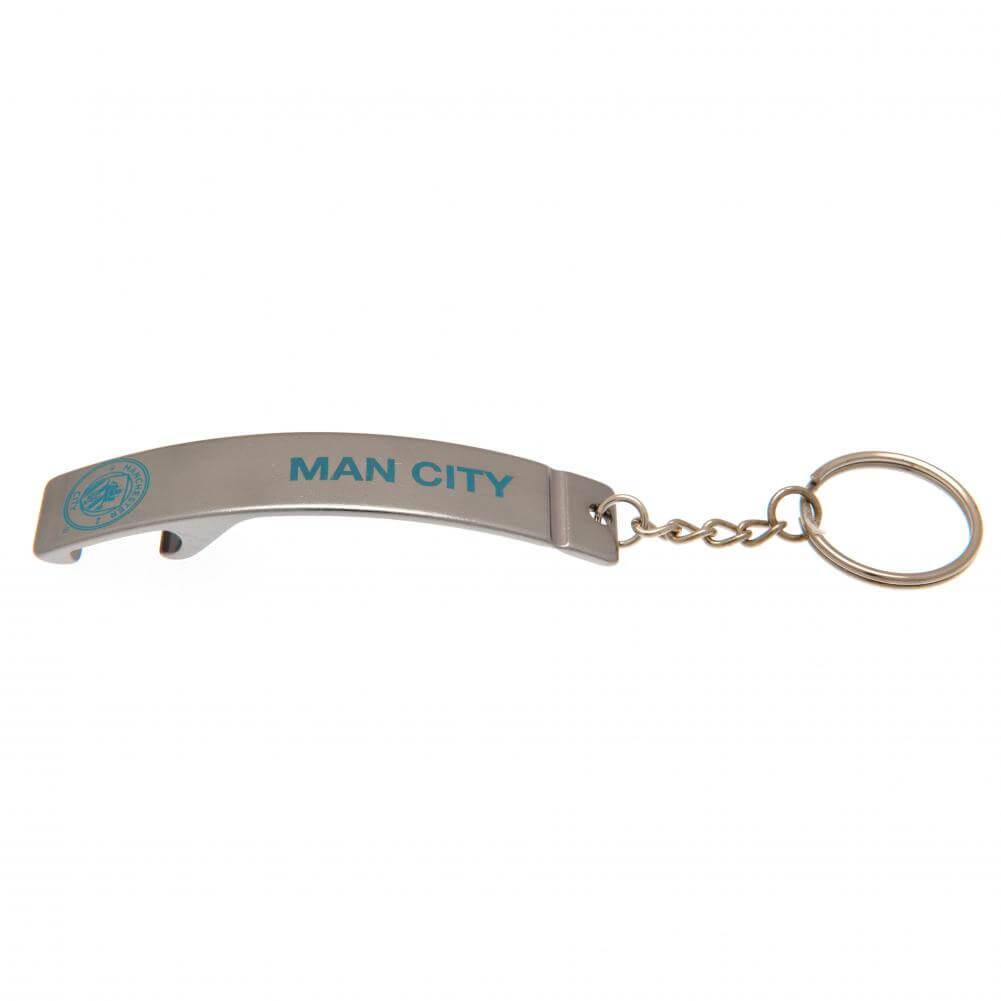 Manchester City Nøglering med Oplukker - Officiel Merchandise