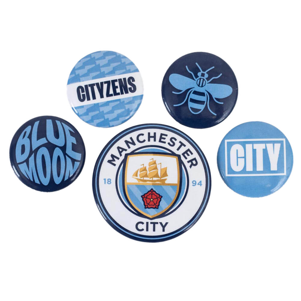 Manchester City Pins - Officielle Emblemer til Fans