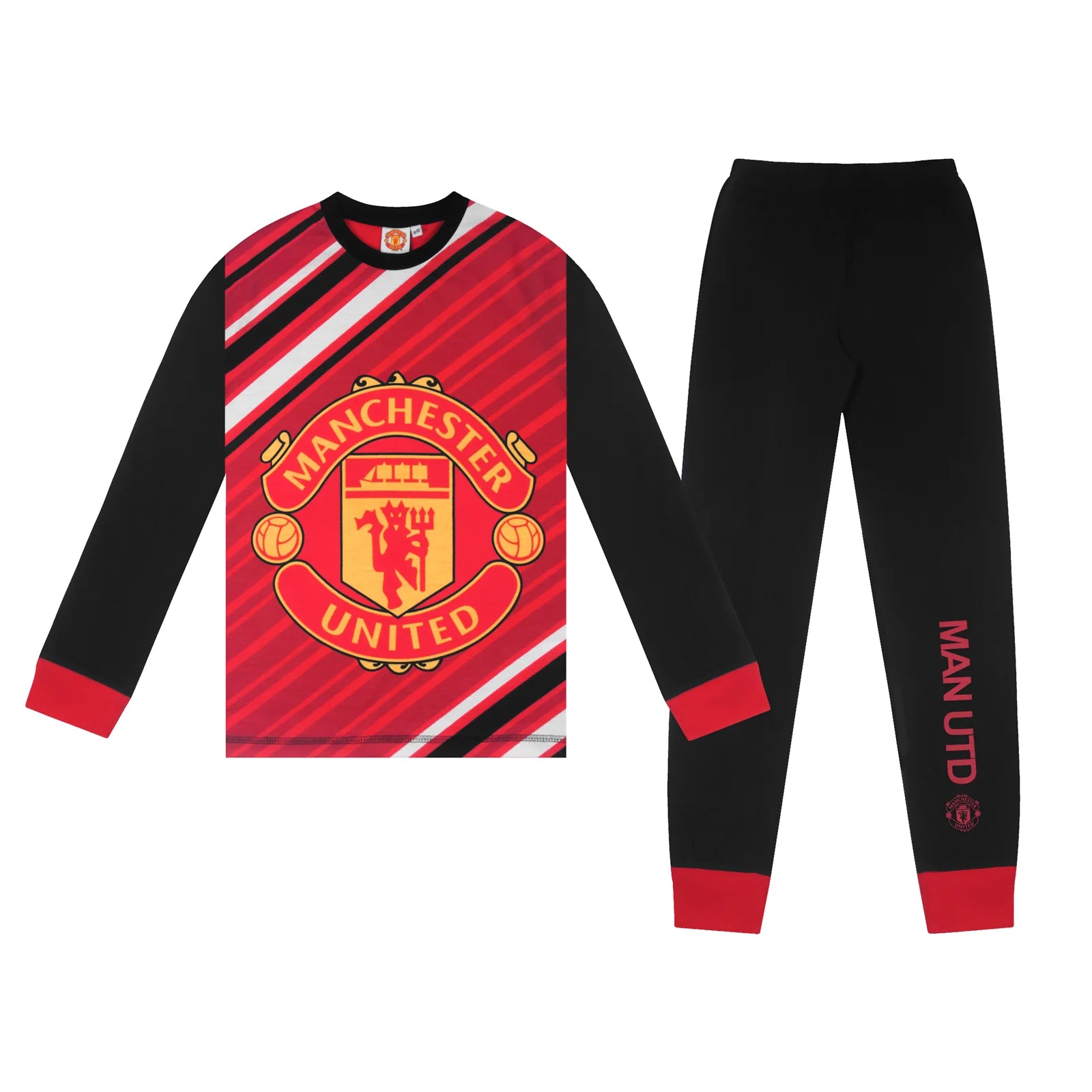 Manchester United Fc Børne Pyjamas  Lang Model  -  år