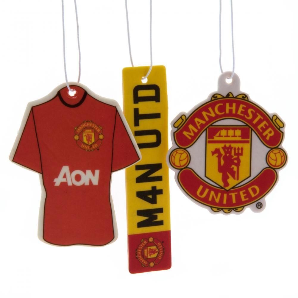 Manchester United FC Luftfriskere - Sæt af 3