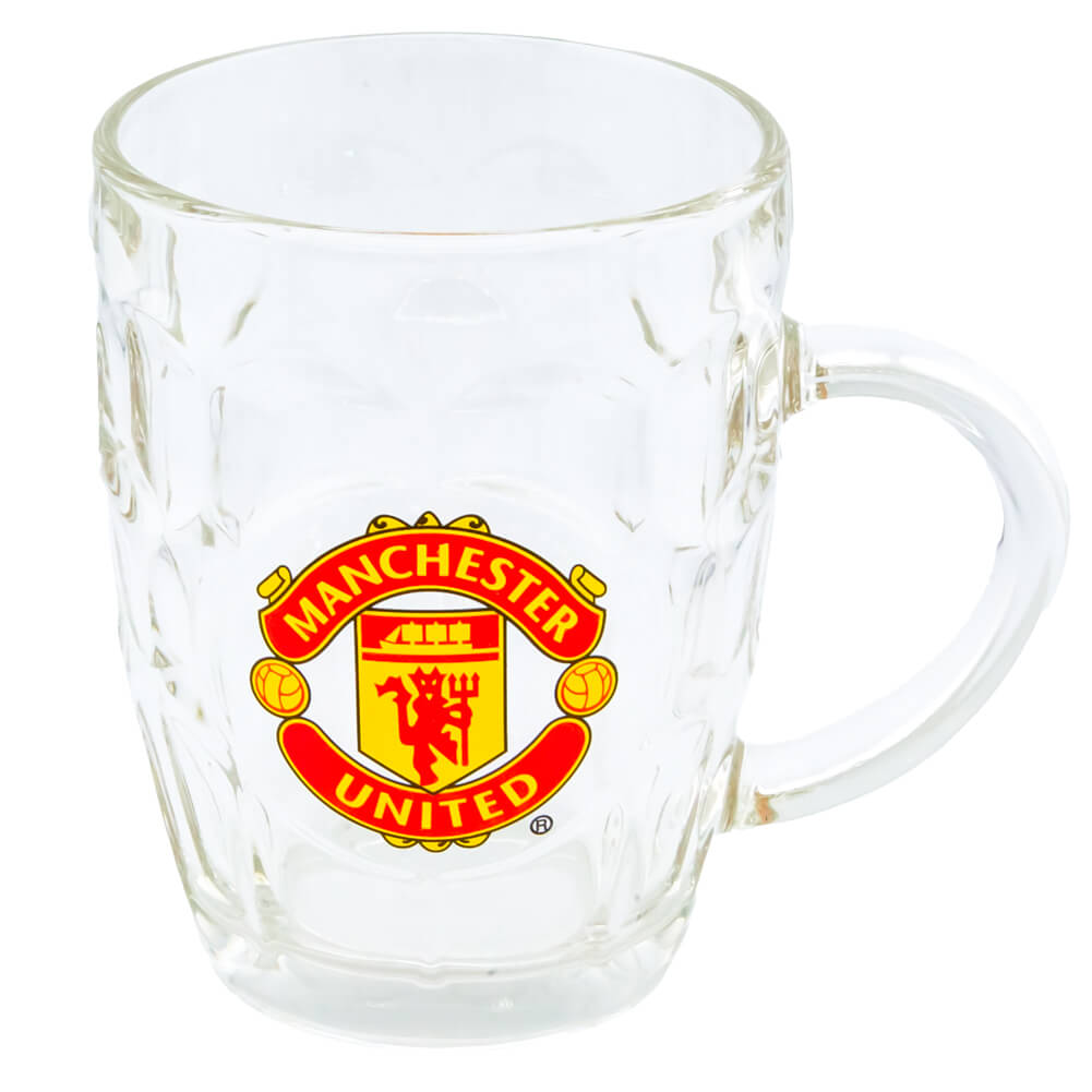 Manchester United Glas med Logo – Officiel Fodboldgave