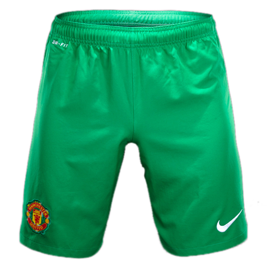 Manchester United Målmands Shorts 2012/13 til Børn - Udsalg