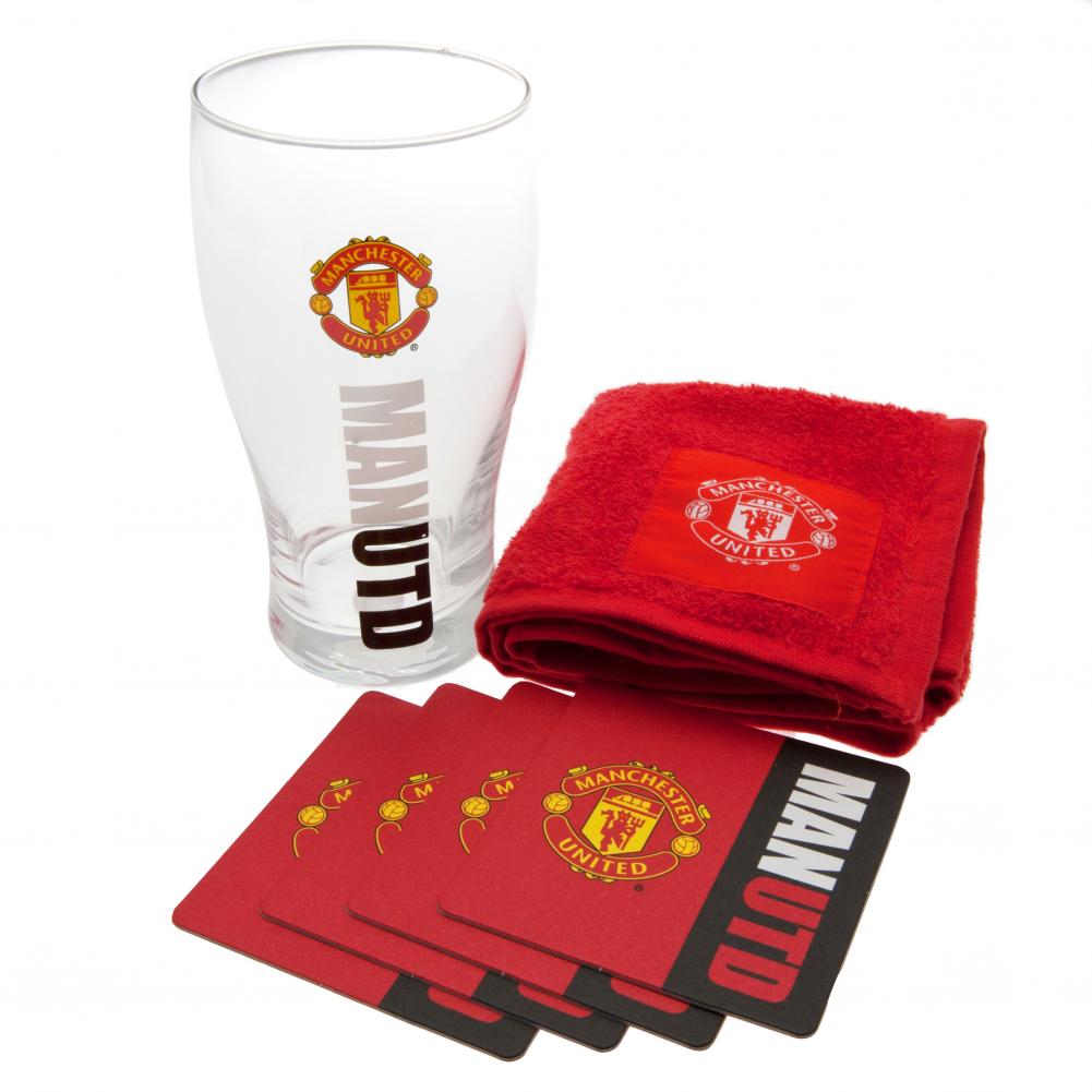 Manchester United Mini Bar Sæt - Fodboldgave til Fans