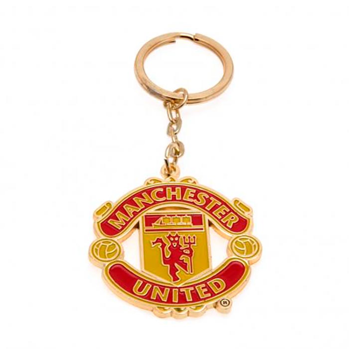 Manchester United Nøglering - Officiel Metal Nøglering