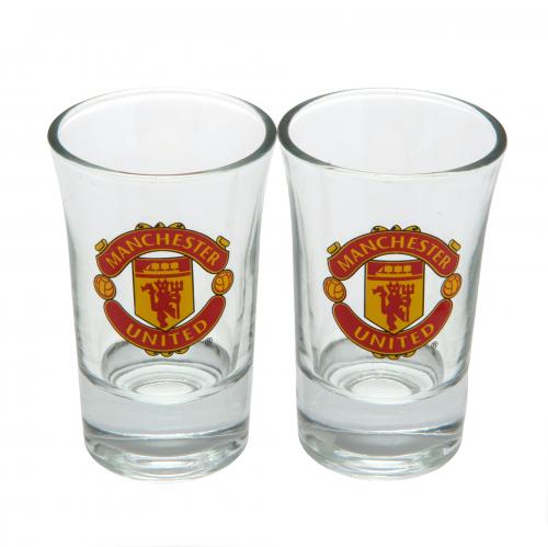 Manchester United Shotsglas – 2 stk. til fans
