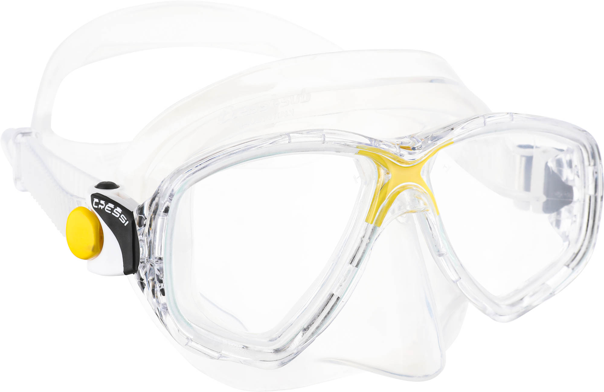 Marea Cressi Dykkermaske  Clear Yellow