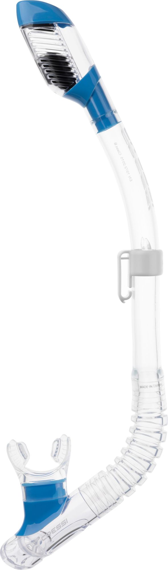 Cressi Mini Dry Snorkel Clear Blue - Kvalitets snorkeltilbud
