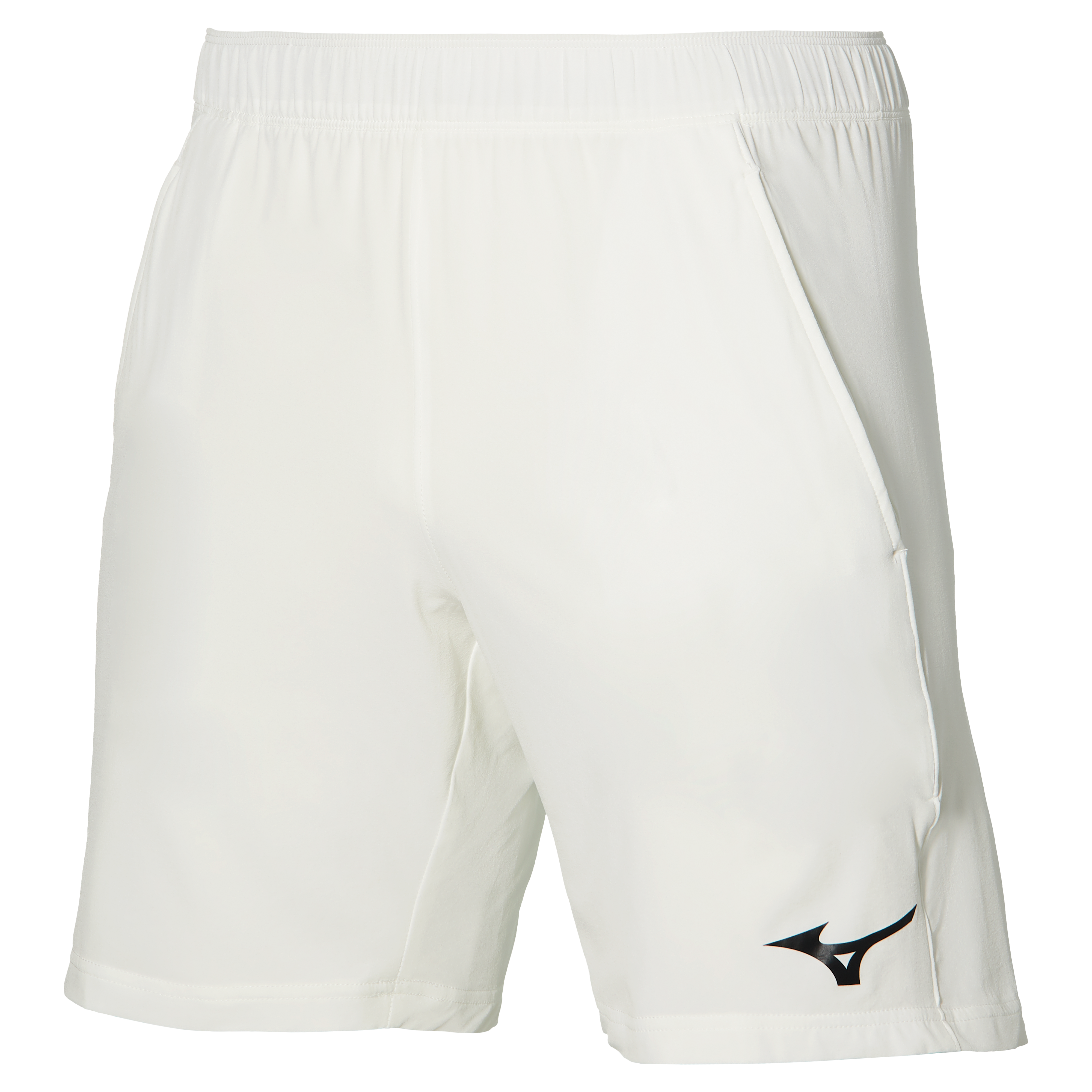 Mizuno 8" Flex Shorts til mænd i hvid - Fantastisk tilbud!