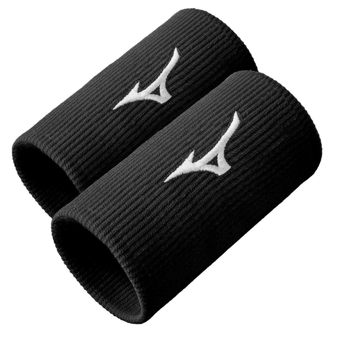 Mizuno Lange Svedbånd - 2-Pak i Sort